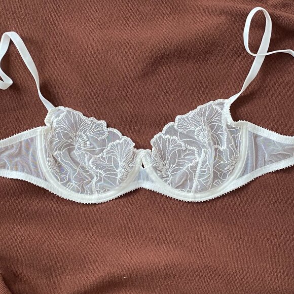 Ysé Source d'amour Half-cup bra Ivory 34A- Made in France - Picture 2 of 7
